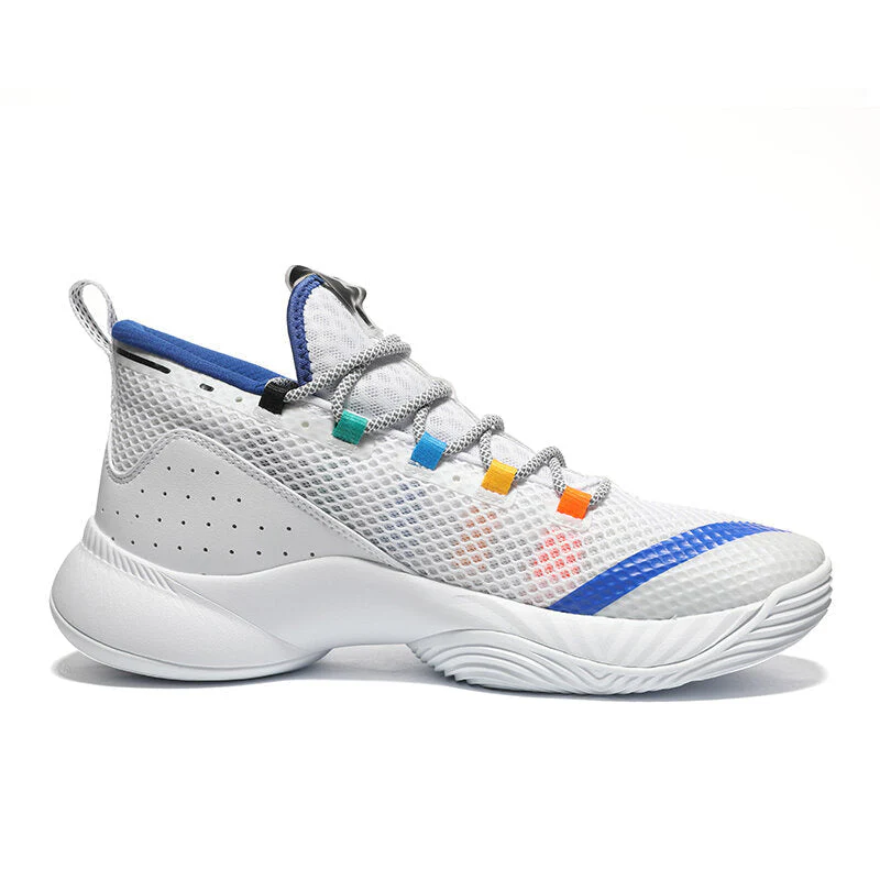 PEAK Basketball Shoes Men Sneakers P-MOTIVE series White EW02071A - Image 3