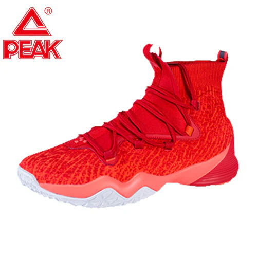 Peak Men Basketball Shoes High-Top Sneakers Actual Combat Black EW01161A - Image 10