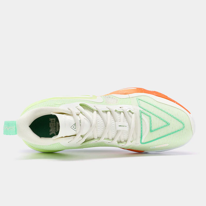 PEAK Basketball Shoes Triangle 2.0 Cushion Sneakers TAICHI Tech Applied ET31907A Acid Green - Image 3