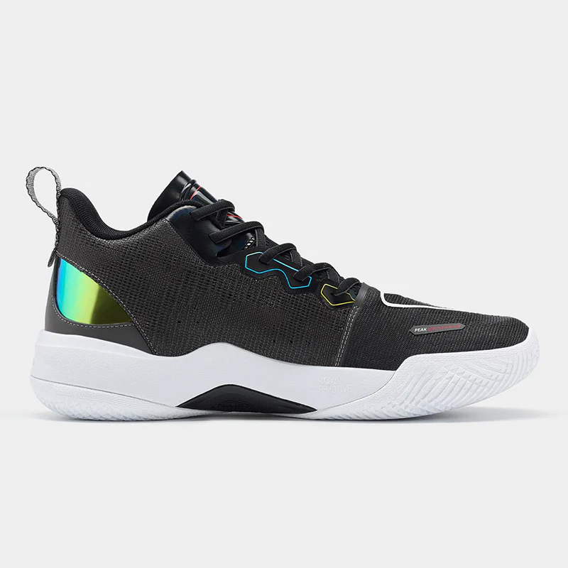 PEAK Basketball Shoes Triangle 2.0 Cushion Sneakers TAICHI Tech Applied ET31907A Black - Image 5