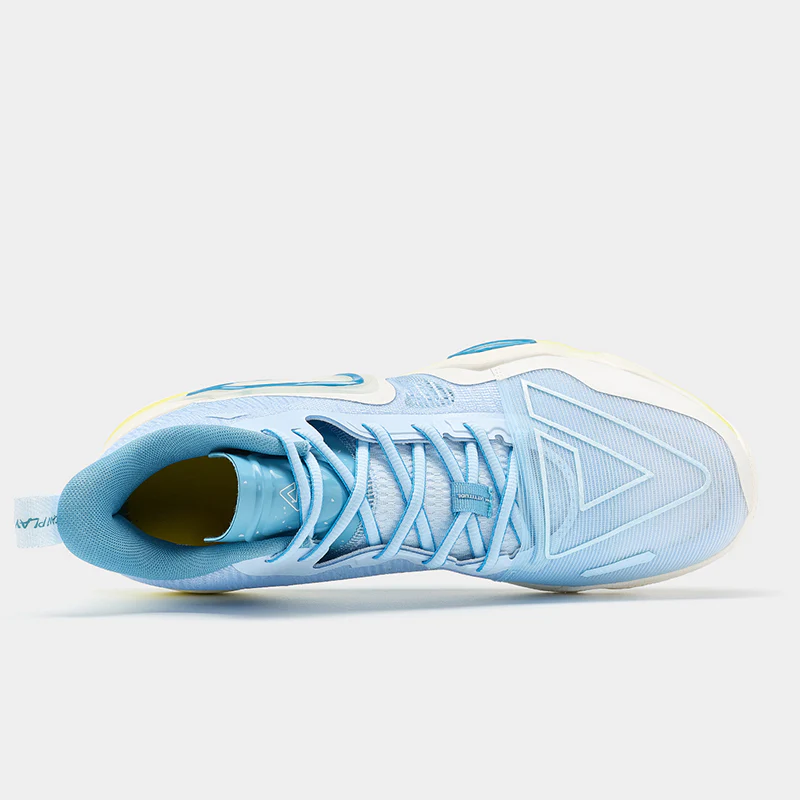 PEAK Basketball Shoes Triangle 2.0 Cushion Sneakers TAICHI Tech Applied ET31907A Blue - Image 3