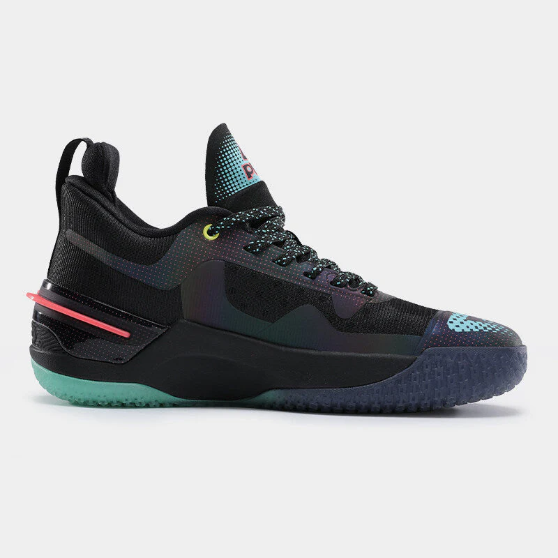 PEAK FLASH 3.0 Basketball Shoes Men TAICHI Sneakers Black Blue - Image 3