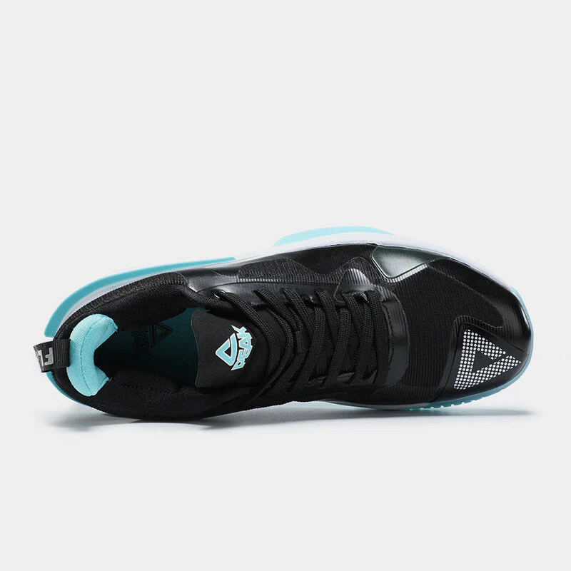 PEAK FLASH 3.0 Basketball Shoes Men TAICHI Sneakers Black White - Image 4