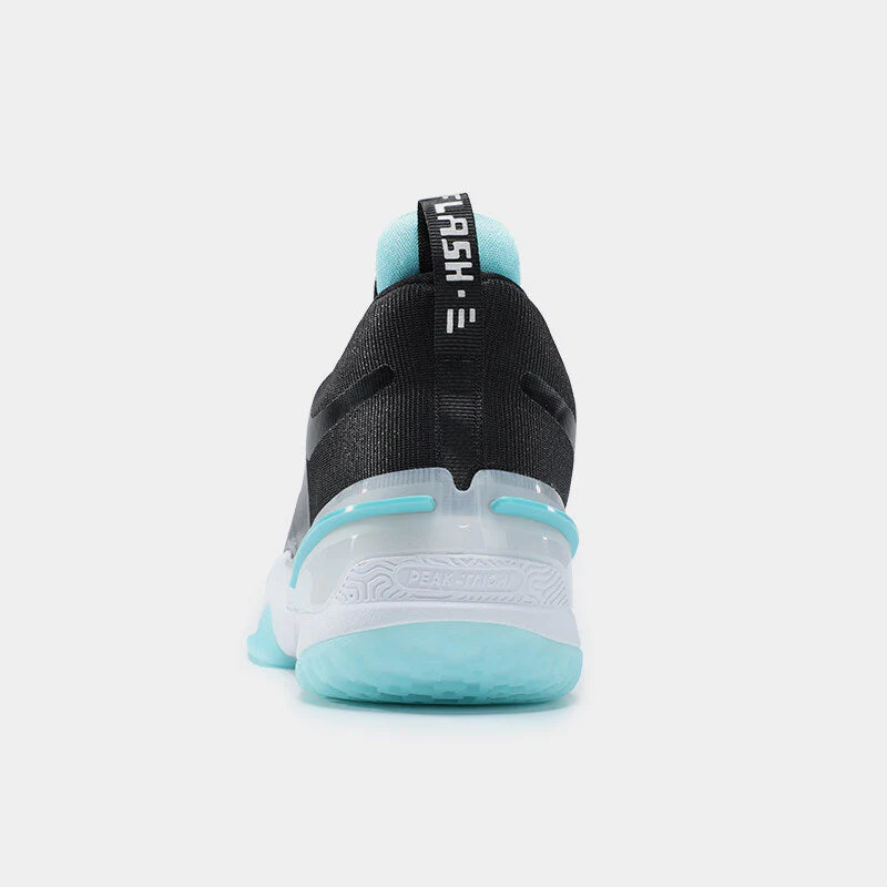 PEAK FLASH 3.0 Basketball Shoes Men TAICHI Sneakers Black White - Image 5