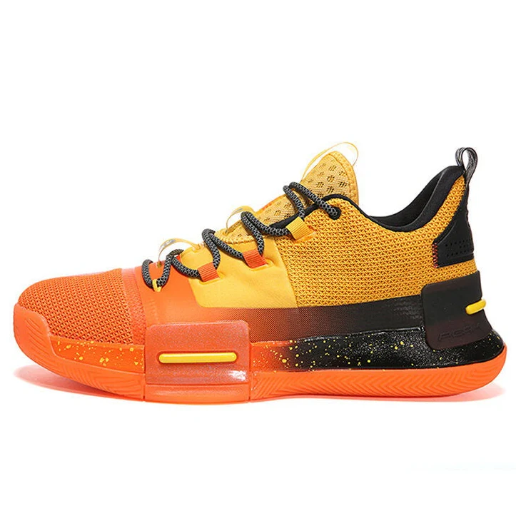 PEAK Flash Lou Williams Basketball Shoes Men Sport Sneaker Orange - Image 2