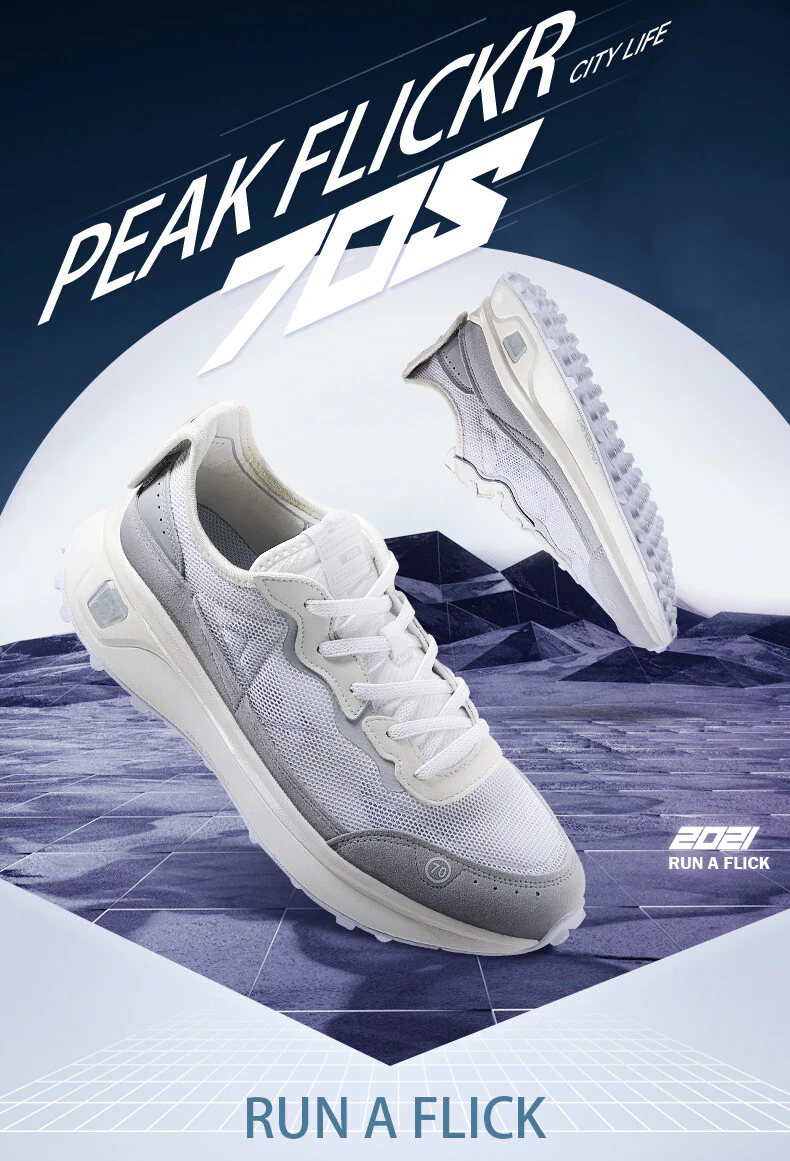 PEAK Flickr Ultralight Men Lightweight Casual Non-slip Wearable Sneakers Mesh Breathable Shoes Sport Shoes for Men E12517E - Image 18