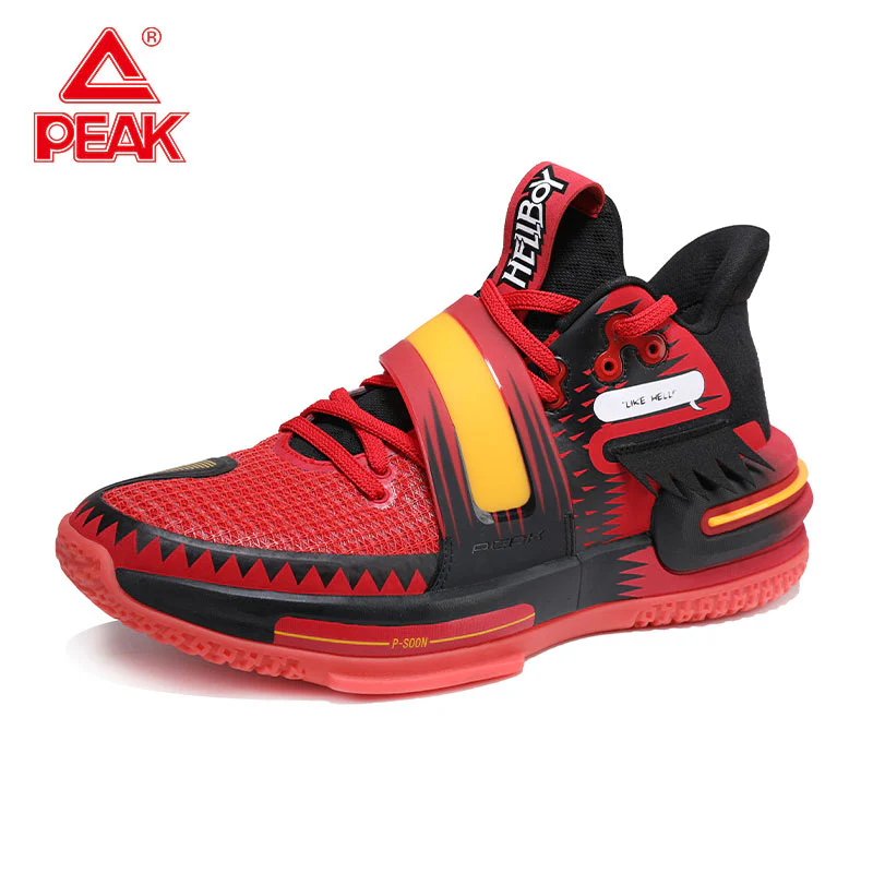 PEAK HELLBOY FLASH 2.0 LIMITED Edition TAICHI Men Pro Non-slip Wearable Sneakers Lightweight Mesh Breathable Basketball Shoes Sport Running Shoes for Men Omnipotent series E04893A - Image 10
