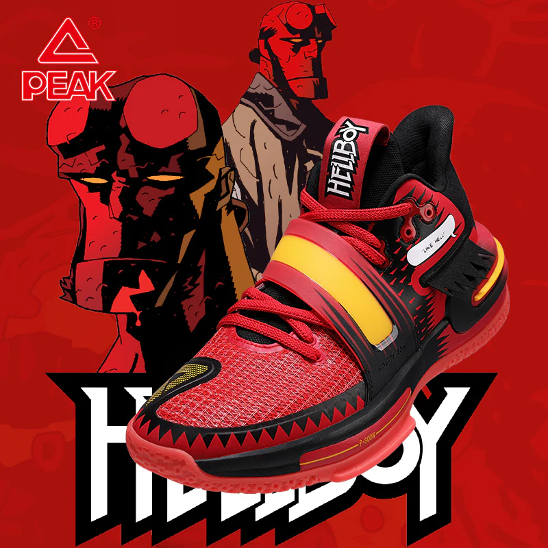 PEAK HELLBOY FLASH 2.0 LIMITED Edition TAICHI Men Pro Non-slip Wearable Sneakers Lightweight Mesh Breathable Basketball Shoes Sport Running Shoes for Men Omnipotent series E04893A - Image 4