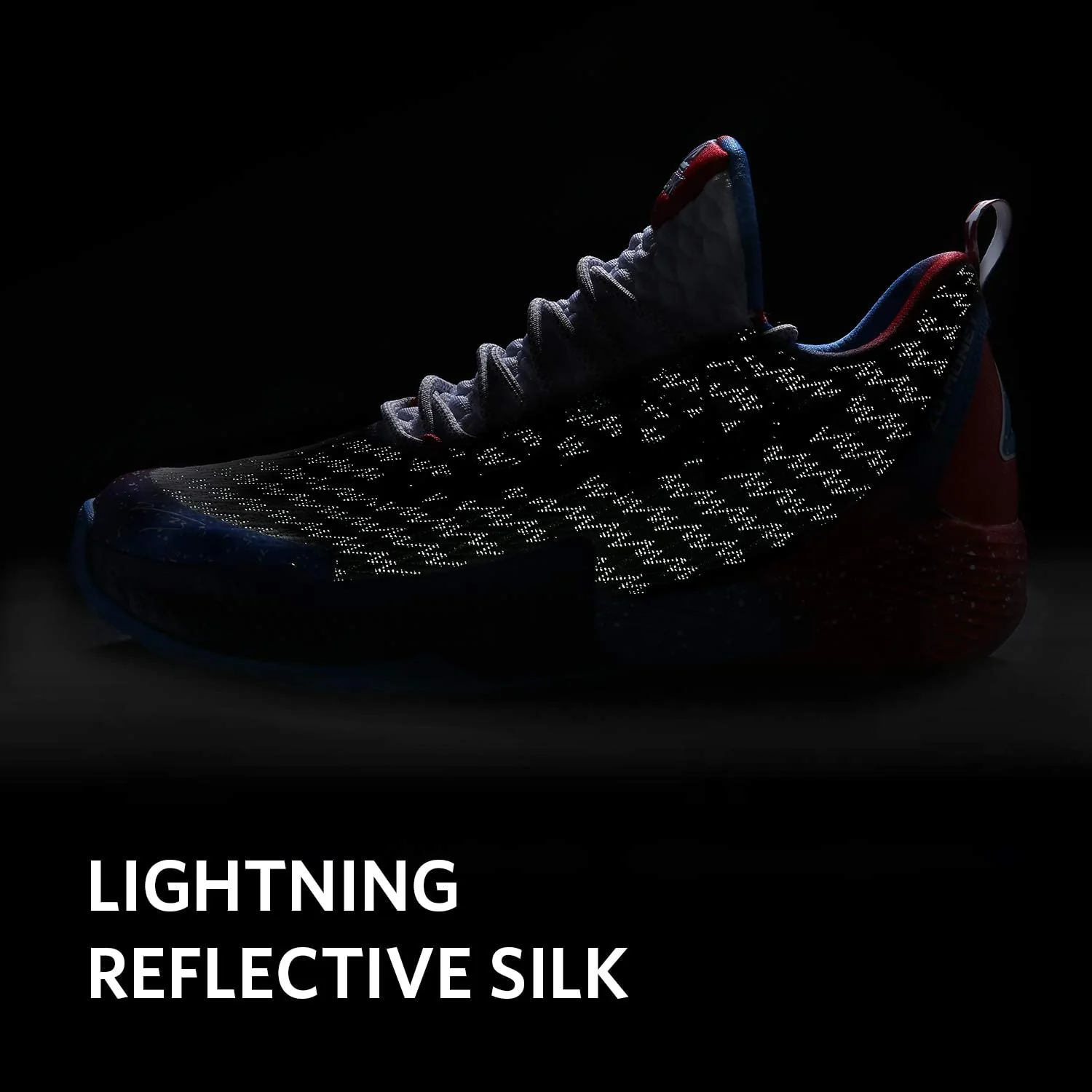 PEAK Lou Williams Basketball Shoes Men Lightning Series Blue Red EW9366A - Image 5