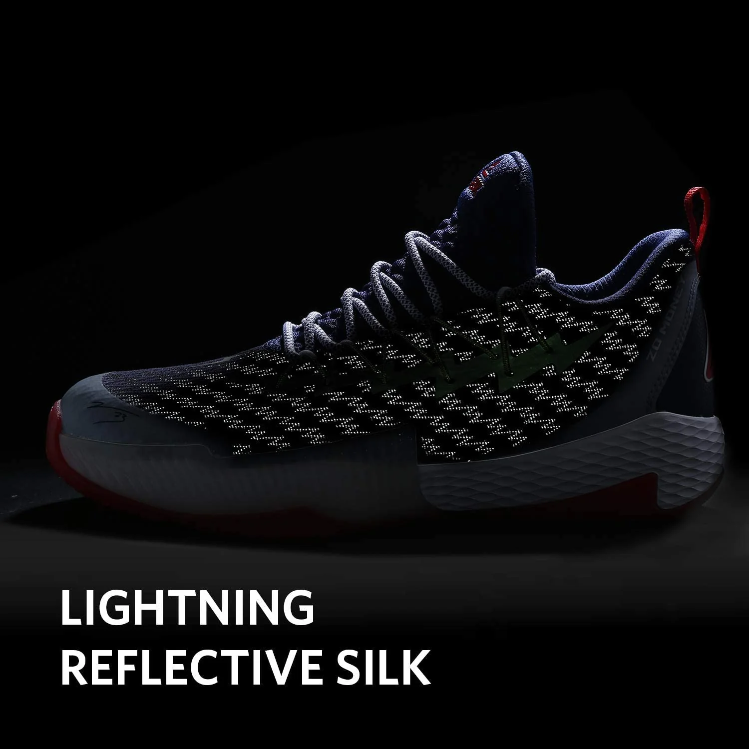 PEAK Lou Williams Basketball Shoes Men Lightning Series Navy EW9366A - Image 5