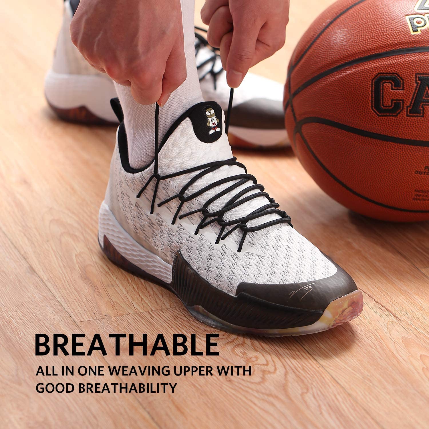 PEAK Lou Williams Basketball Shoes Men Lightning Series White EW9366A - Image 6