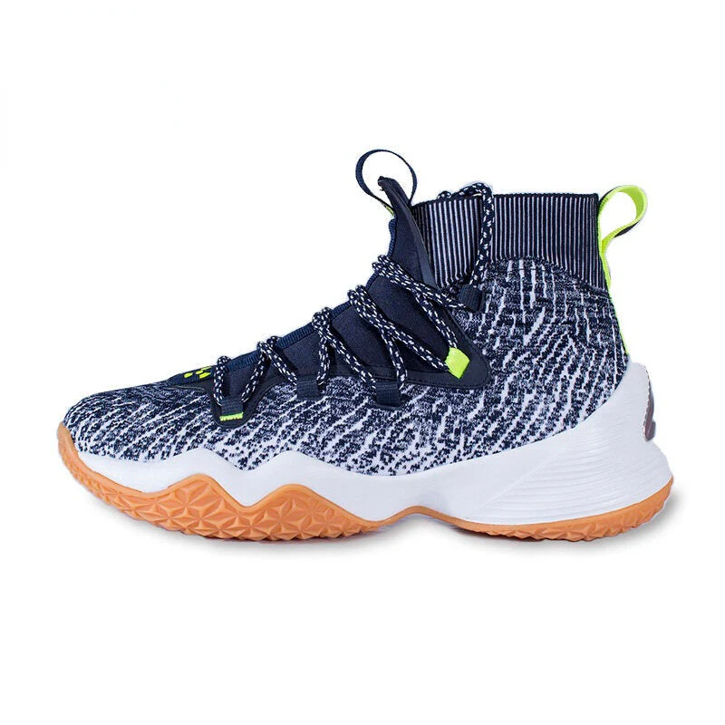 Peak Men Basketball Shoes High-Top Sneakers Actual Combat Grey EW01161A - Image 3