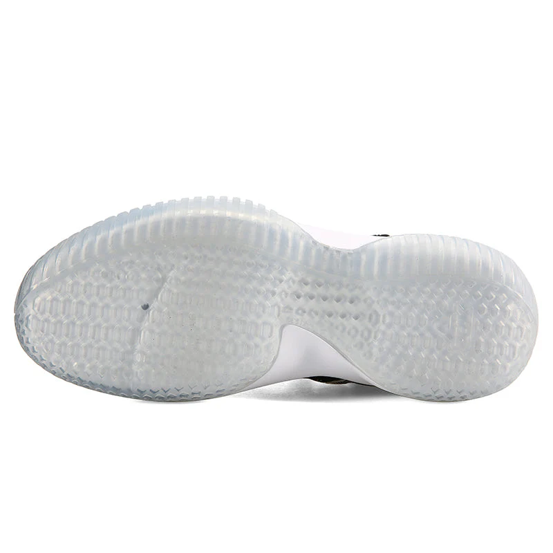 PEAK Men Court Basketball Shoes Cushioning Sneakers Black White DA830551 - Image 5