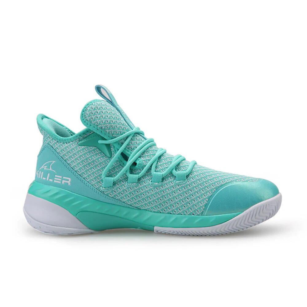 PEAK  Professional Basketball Shoes Mid Sneakers Green - Image 3