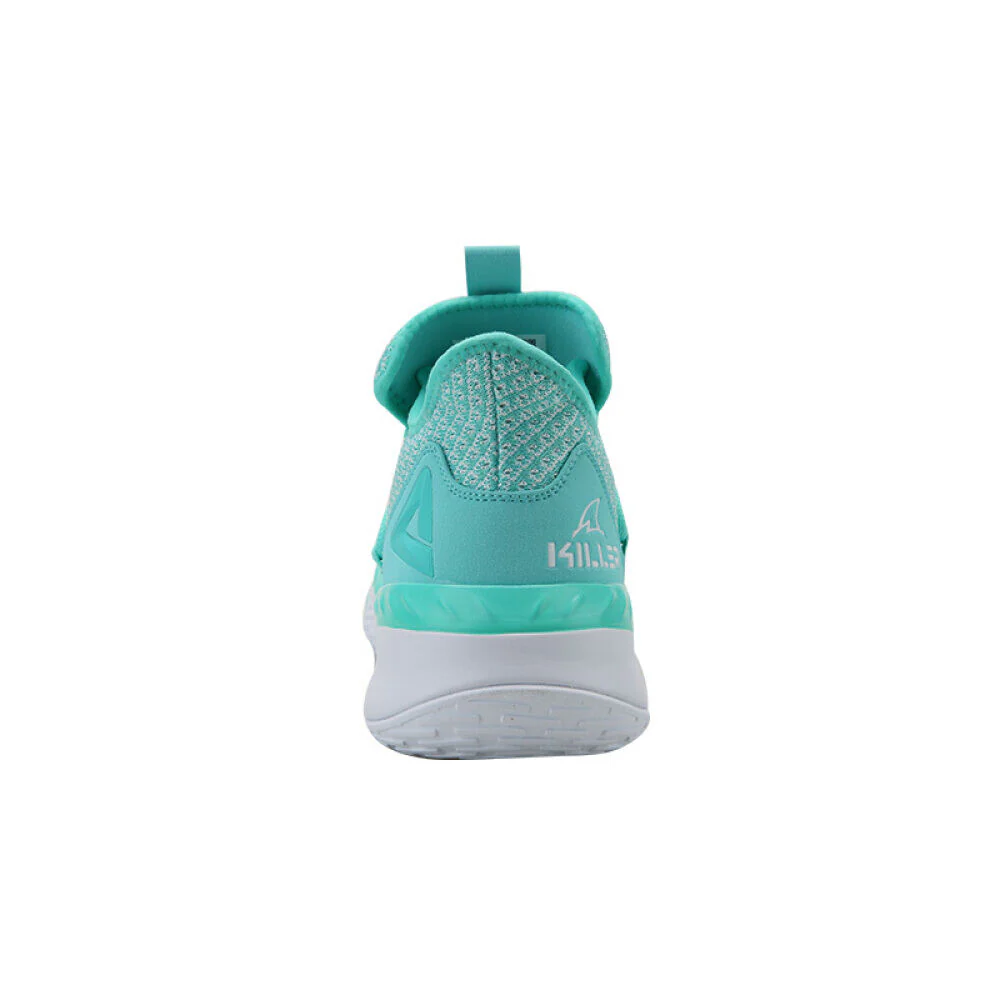 PEAK  Professional Basketball Shoes Mid Sneakers Green - Image 4