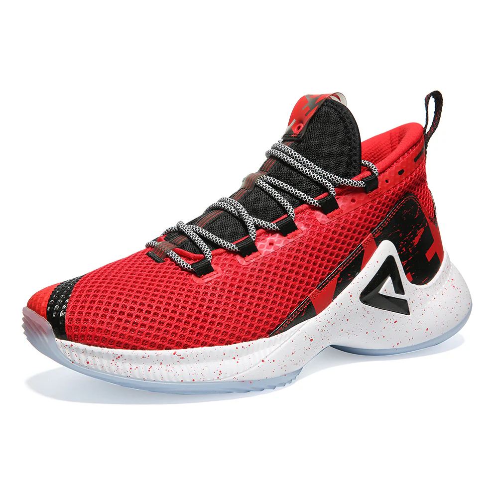 PEAK Men Wearable Non-slip Breathable Shockproof Basketball Shoes P-MOTIVE Outdoor athlete Sport Shoes Practical series EW02071A - Image 2