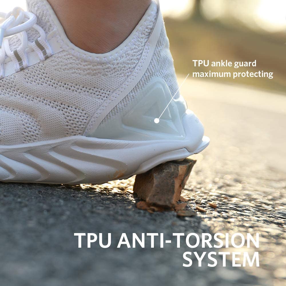 PEAK TAICHI Running Shoes Men Adaptive Smart Cushioning Trainers King Series White - Image 5