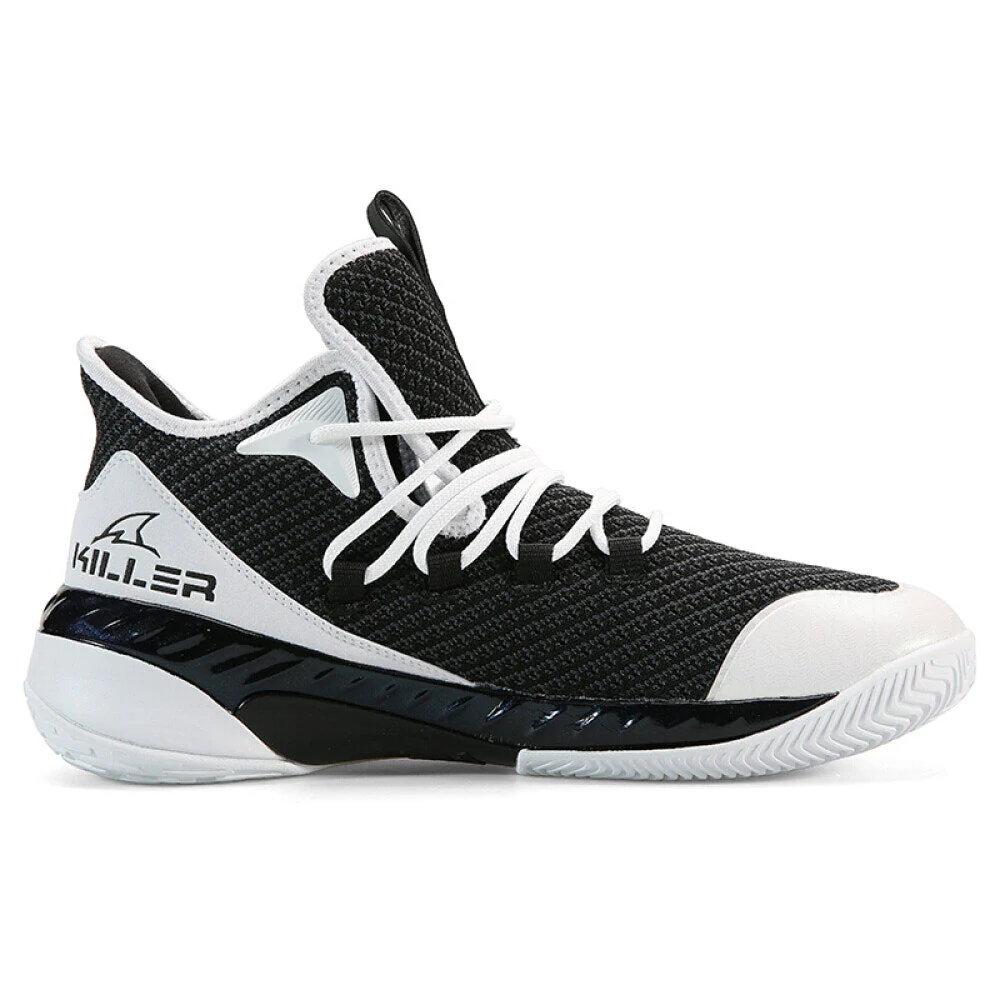 PEAK Professional Basketball Shoes Mid Sneakers Black Gold DA920231 - Image 15