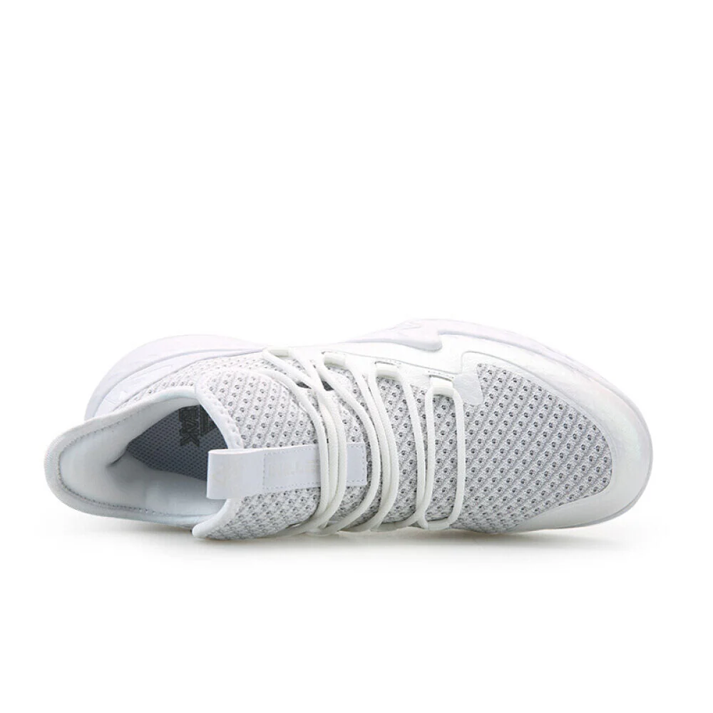 PEAK  Professional Basketball Shoes Mid Sneakers White - Image 5