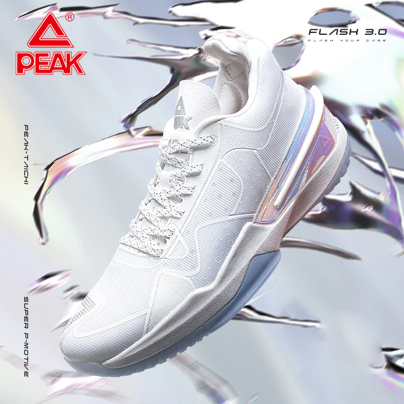 PEAK TAICHI FLASH 3.0 Men Pro Non-slip Wearable Sneakers Lightweight Mesh Breathable Basketball Shoes for Men Practical series E13907A - Image 3