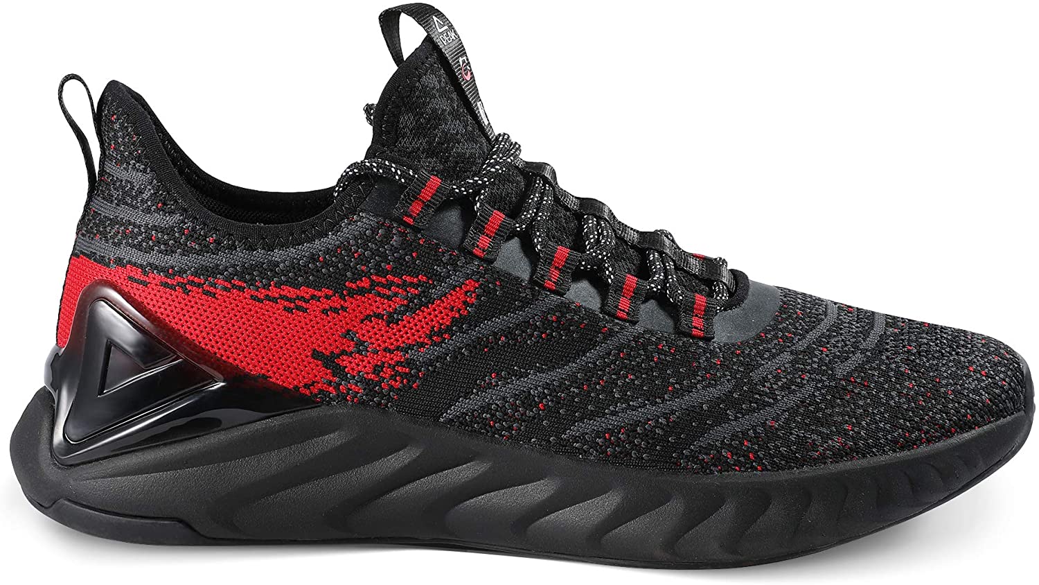 PEAK TAICHI Running Shoes Men Adaptive Smart Cushioning Trainers King Series Black Grey - Image 4