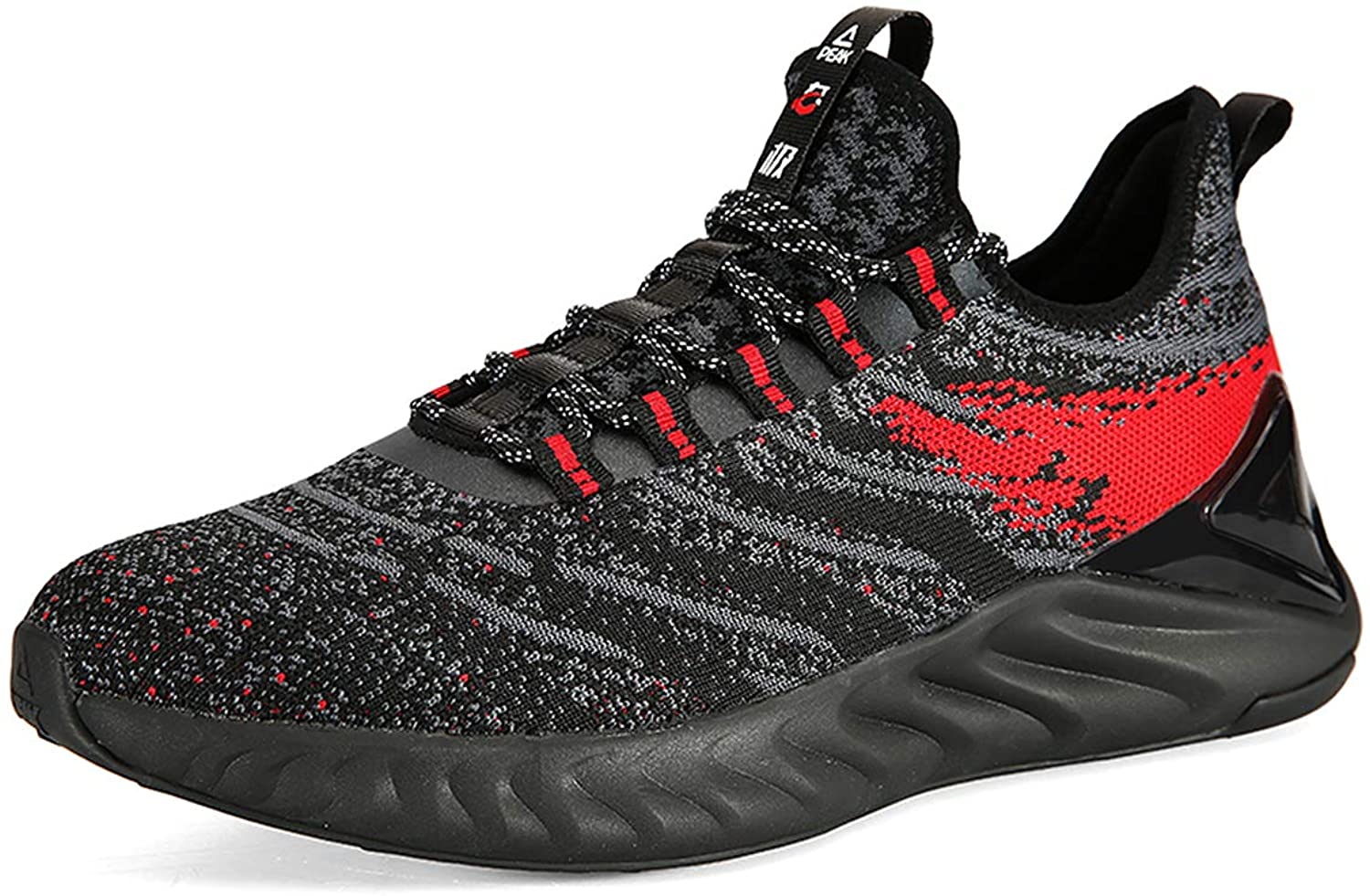 PEAK TAICHI Running Shoes Men Adaptive Smart Cushioning Trainers King Series Light Grey - Image 14