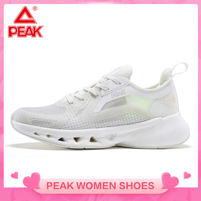 PEAK TAICHI Ultralight Women Casual Non-slip Wearable Sneakers Lightweight Mesh Breathable Sport Running Shoes for Women YUEPAO series EW12268H - Image 16